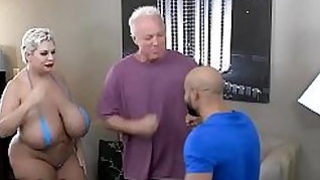 Huge Tit Claudia Marie Tore Up By Two Angry Men