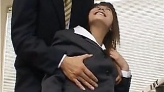 Arika Takarano sexy Asian office lady gets harsh fucking in the break room