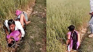 Desi duo fucking outdoors and getting caught as well