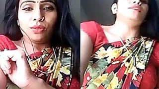 Menina dela sexy saree umbigo