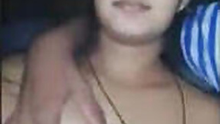 Beautiful Married Bhabi Boob Pressured By Husband