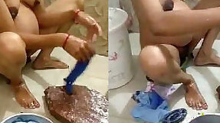 preggo desi bhabhi nude bath and husband filming