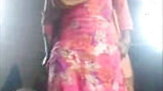 Horny Desi Salwar teen showing her pussy