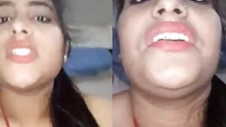 bubbly mumbai aunt madheena self enjoying horny and sexy facial expressions leaked clip