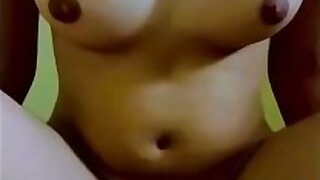Beautiful Indian Desi girl with big tits gently rides on her lover
