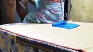 Indian maid handjob and cum