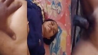 South Indian aunty fucking in missionary style