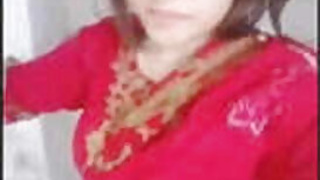 Sexy Girl Record Selfie For Bf