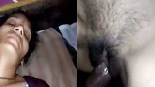 Desi shy XXX wife her cunt is fucked hard by her cheeky husband MMC