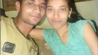 Honeymoon fuck with a horny Desi couple in HD