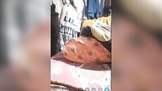 Cute wife Desi XXX gives her boyfriend a blowjob on a live MMS camera