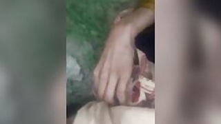 Outdoor video of Pakistani girl having fun XXX with boyfriend Desi