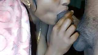 Bhabhi takes that brown cock in her greedy fucking mouth
