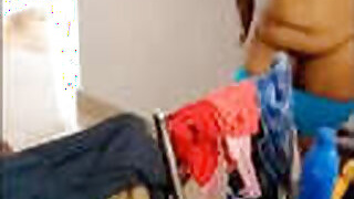 Indian Tamil Married to Bhabha in Clothes