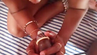 Desi Randi sucking cock and getting laid