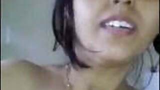 Bhabhi jerks off with her fingers and makes a video for her lover
