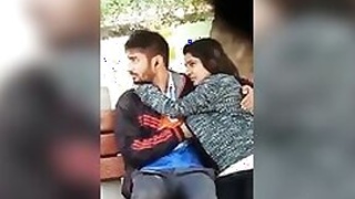 Desi sex clip of a sexually horny young couple enjoying outdoor sex