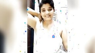 Beautiful Indian XXX girl shows her amazing big tits MMS video
