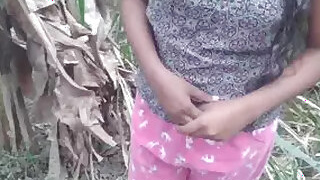 Sri Lanka RISK sex in the jungle outdoors with a girl