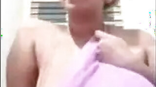 Desi's roommate Auntie shows on a video call