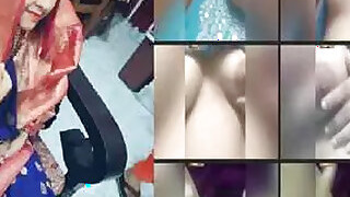 Bangladeshi girl naked jerking off a WhatsApp call