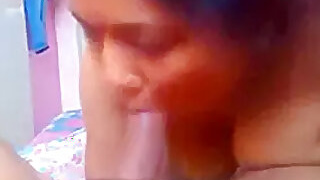 Indian Wife Sucking Dick and Cumming in Her Mouth