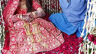 Indian Marriage Baap Bati first time with me in Hindi