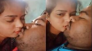 Couple Desi Kissing