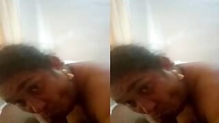 Tamil wife gives blowjob