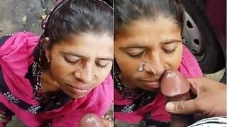 Mature Randi Bhabhi Blowjob Outdoors Part 2