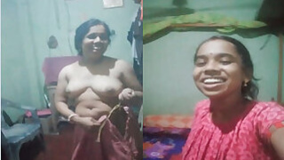 Desi Village Bhabha Records Her Bhabha's Clothes Changing Video