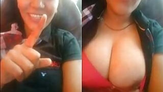 Shy Desi Girl Shows Tits