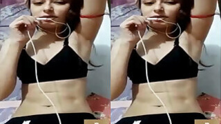 Cute Desi Indian Showing Tits Masturbating Part 1